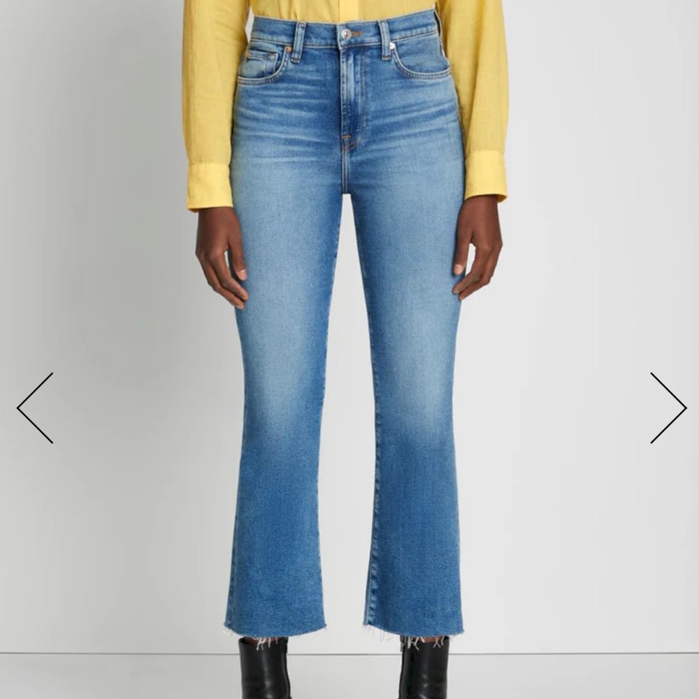 7 for all Mankind Slim Kick High Rise Jeans